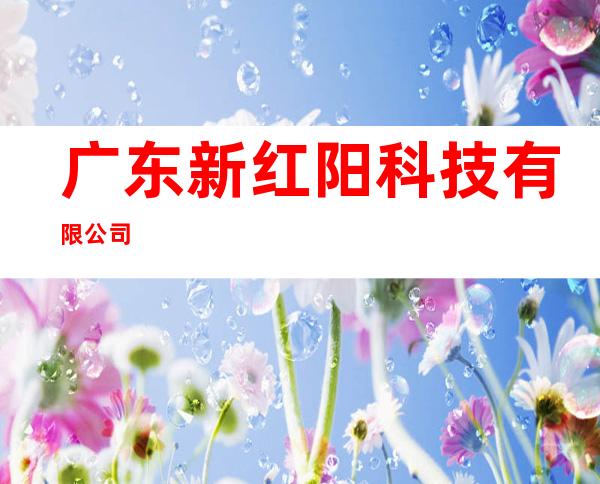 广东新红阳科技有限公司